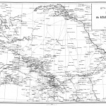 Отчетная карта экспедиций в Ахалтекинский оазис в 1879 году