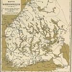 Карта Финляндии. К описанию действий 2-го батальона Уланского Цесаревича полка в 1808 году