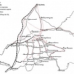 Движение транспортов в период расположения армии на реке Шахэ