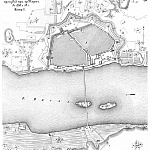 Полевые и временные укрепления. Изобр.1. План оборонительных работ, произведенных при крепости Торн в 1758 и 1759 годах
