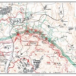 Положение линии обороны Восточного фронта крепости 16 декабря 1904 года