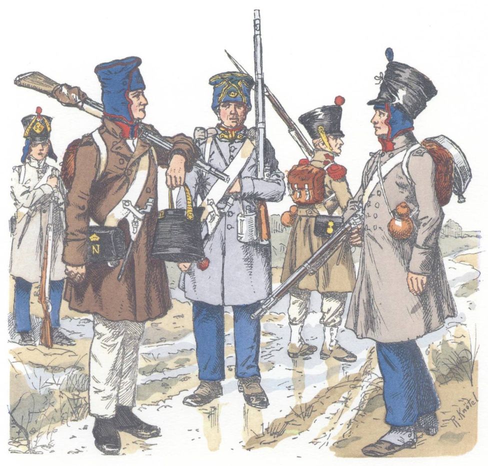 Франция. Линейная пехота (1813-14)