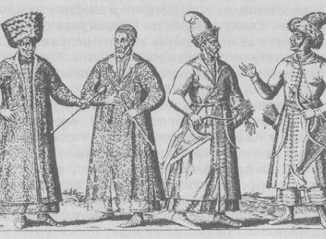 Одежда русских и татар, 16 век