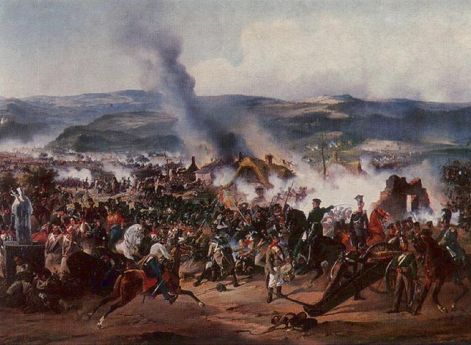 А.Коцебу. Сражение при Кульме в августе 1813. Середина 19 века