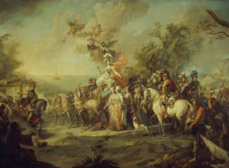 Победа Екатерины II над турками. С. Торелли. 1772 год