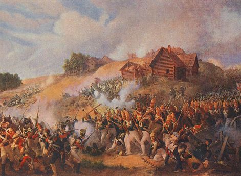 Сражение под Клястицами. П.фон Гесс. 1812 год