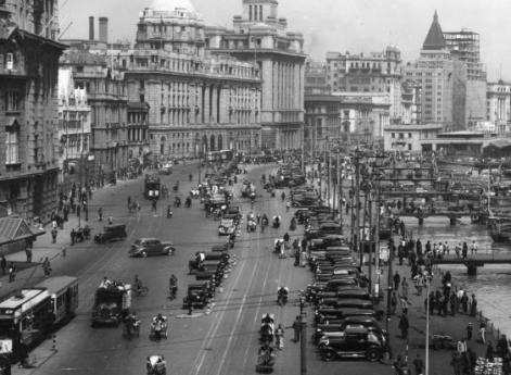 Набережная Шанхая, 1930 г.