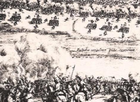 Бой польской и шведской конницы. С гравюры Э. Дальберга