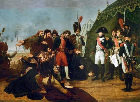 Наполеон при сдаче Мадрида 4 декабря 1808 года