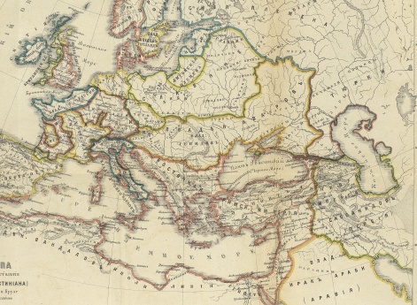 Европа в конце VI столетия (империя Юстиниана)