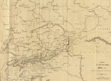 Карта к описанию войны 1805 года