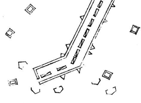 Чертежи. Тактические построения в кампанию 1769-1774 годов. №4. Хотин 29 августа 1769 года