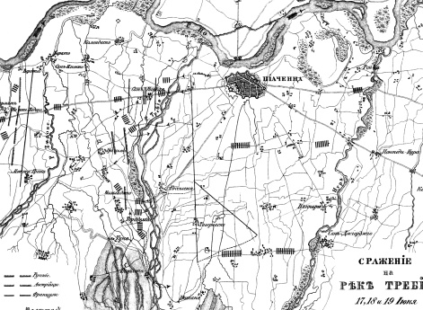 Сражение на реке Требии, 17, 18 и 19 июня 1799 года