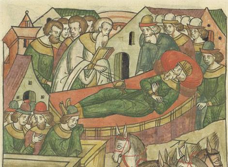 О кончине великого князя Ярослава Всеволодовича в Орде. По дороге из Орды измученный татарами князь Ярослав Всеволодович умирает.